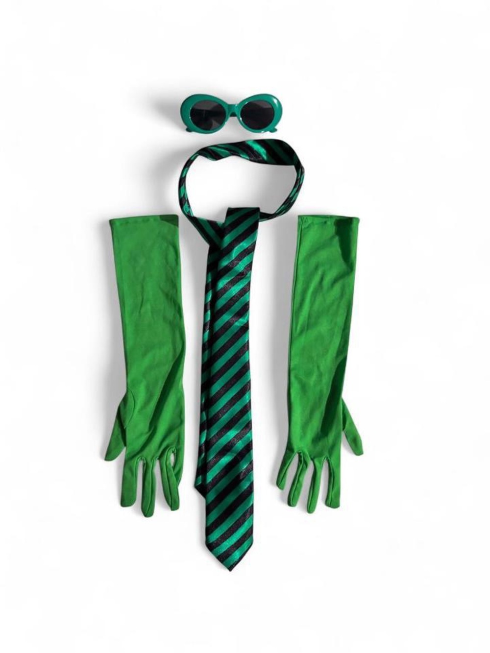 The Onceler Lorax Costume Accessory Set - Tie, Gloves & Sunglasses